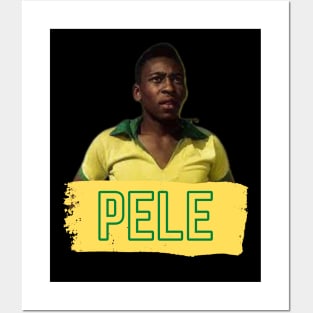 Pele Football Legend Fans Design Posters and Art